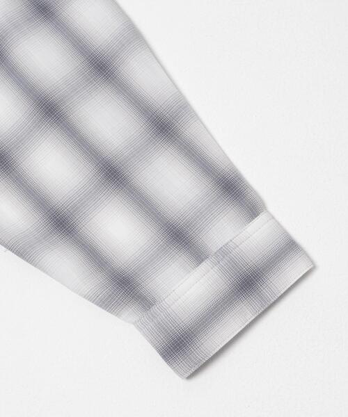 URBAN RESEARCH Sonny Label（アーバンリサーチサニーレーベル）の「オンブレチェックロングスリーブシャツ（シャツ/ブラウス・メンズ・オレンジ系その他/ホワイト系その他/ブルー系その他・MEDIUM/LARGE）」の15枚目の写真