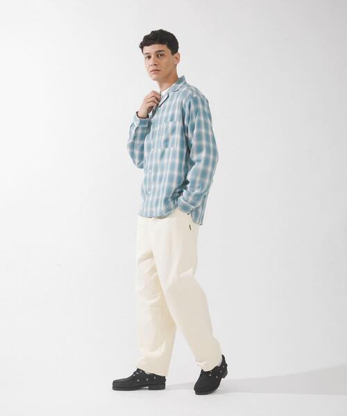 URBAN RESEARCH Sonny Label(アーバンリサーチサニーレーベル)の「オンブレチェックロングスリーブシャツ(シャツ/ブラウス・メンズ・オレンジ系その他/ホワイト系その他/ブルー系その他・MEDIUM/LARGE)」の17枚目の写真