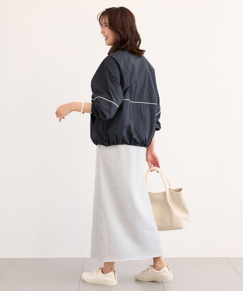 BARNYARDSTORM（バンヤードストーム）の「BARNYARDSTORM / トラックジャケット / JAPAN FABRIC【撥水】（ナイロンジャケット・レディース・ネイビー・FREE）」の14枚目の写真