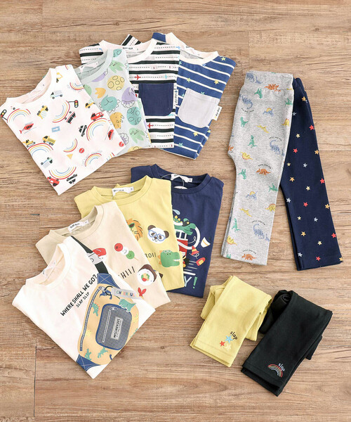 SLAP SLIP（スラップスリップ）の「【スララク/防汚加工/オーガニックコットン】わくわくデザイン男の子長袖Tシャツ(80~130cm)（Tシャツ/カットソー・キッズ・オフホワイト/ホワイト系その他2/ベージュ/イエロー/ネイビー/グリーン系その他/ホワイト系その他/ブルー系その他2・90cm/110cm/120cm/80ｃｍ/100cm/130cm）」の10枚目の写真