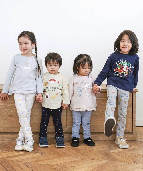 SLAP SLIP（スラップスリップ）の「【スララク/防汚加工/オーガニックコットン】わくわくデザイン男の子長袖Tシャツ(80~130cm)（Tシャツ/カットソー・キッズ・オフホワイト/ホワイト系その他2/ベージュ/イエロー/ネイビー/グリーン系その他/ホワイト系その他/ブルー系その他2・90cm/110cm/120cm/80ｃｍ/100cm/130cm）」の16枚目の写真