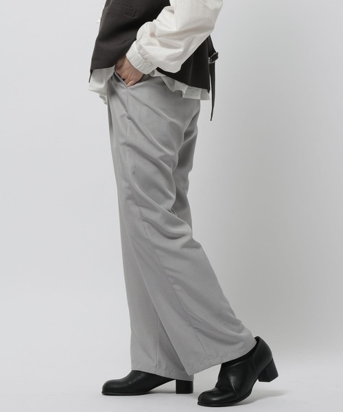 niko and...（ニコアンド）の「タックストレートパンツ（その他パンツ・レディース・ダークブラウン/グレー/チャコール・LARGE/MEDIUM）」の10枚目の写真