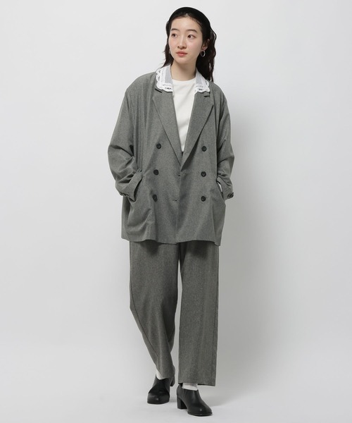 niko and...（ニコアンド）の「タックストレートパンツ（その他パンツ・レディース・ダークブラウン/グレー/チャコール・LARGE/MEDIUM）」の11枚目の写真