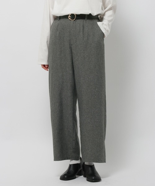 niko and...（ニコアンド）の「タックストレートパンツ（その他パンツ・レディース・ダークブラウン/グレー/チャコール・LARGE/MEDIUM）」の13枚目の写真