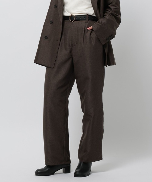 niko and...（ニコアンド）の「タックストレートパンツ（その他パンツ・レディース・ダークブラウン/グレー/チャコール・LARGE/MEDIUM）」の15枚目の写真