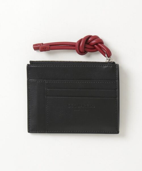 DSQUARED2(ディースクエアード)の「Dsquared2 heritage Small Leather Goods Zip Credit Card Holders/0261(キャップ・メンズ・ブラック・FREE)」の2枚目の写真