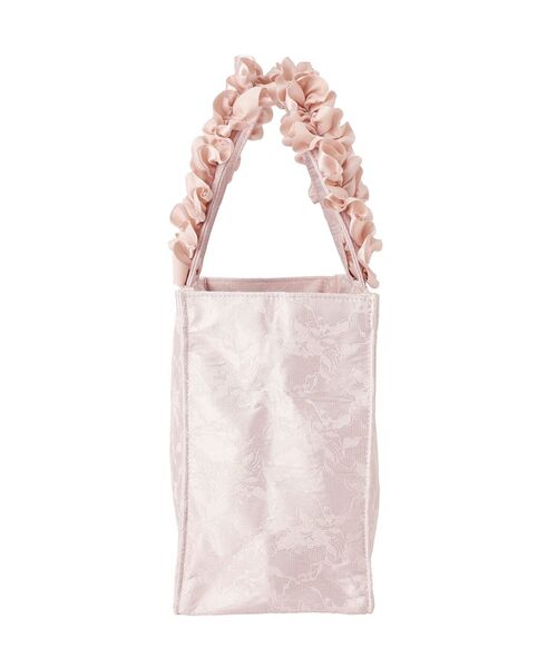 Maison de FLEUR(メゾンドフルール)の「レースフリルハンドルスクエアトートSバッグ(トートバッグ・レディース・ライトピンク/ブラック・FREE)」の14枚目の写真