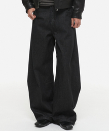 DNSR（ディーエヌエスアール）の「カーブデニムパンツ ロウブラック（デニムパンツ）」