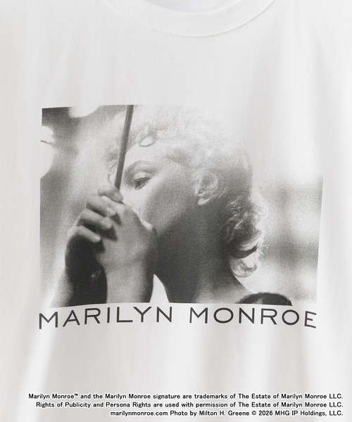 GOOD ROCK SPEED(グッドロックスピード)の「GOOD ROCK SPEED/グッドロックスピード Marilyn Monroe LS shirts 2026年春夏(Tシャツ/カットソー・メンズ・ホワイト・M/L/XL)」の3枚目の写真