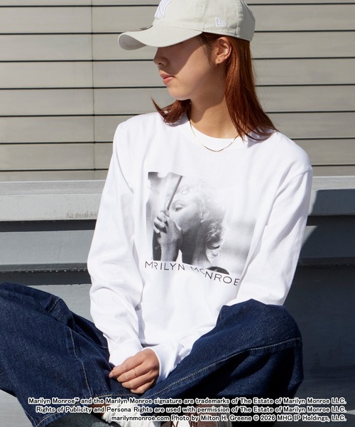 GOOD ROCK SPEED(グッドロックスピード)の「GOOD ROCK SPEED/グッドロックスピード Marilyn Monroe LS shirts 2026年春夏(Tシャツ/カットソー・メンズ・ホワイト・M/L/XL)」の10枚目の写真