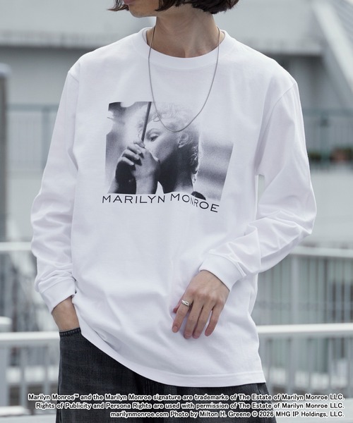 GOOD ROCK SPEED(グッドロックスピード)の「GOOD ROCK SPEED/グッドロックスピード Marilyn Monroe LS shirts 2026年春夏(Tシャツ/カットソー・メンズ・ホワイト・M/L/XL)」の17枚目の写真