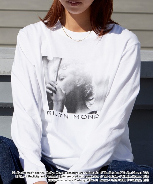 GOOD ROCK SPEED(グッドロックスピード)の「GOOD ROCK SPEED/グッドロックスピード Marilyn Monroe LS shirts 2026年春夏(Tシャツ/カットソー・メンズ・ホワイト・M/L/XL)」の19枚目の写真