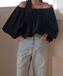 AKTE | オフショルダーボリュームブラウス(シャツ/ブラウス)