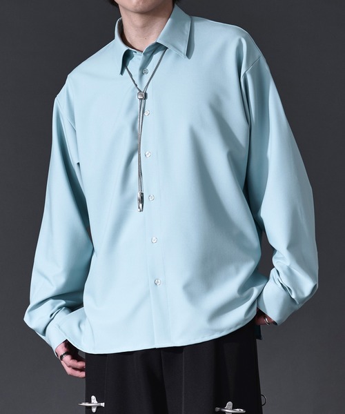 Ellno Loset（エルノロゼット）の「【UVカット＆イージーケア】Comfort regular shirt/コンフォートレギュラーシャツ（シャツ/ブラウス・メンズ・ホワイト系/ブルー系/ブラック系/オフホワイト・LARGE/MEDIUM/SMALL）」の4枚目の写真