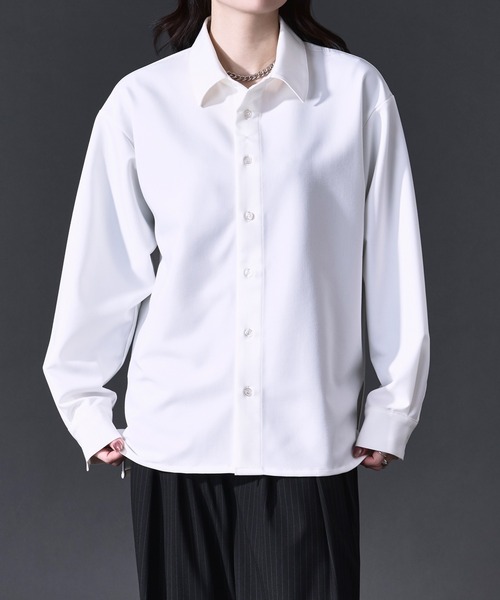 Ellno Loset（エルノロゼット）の「【UVカット＆イージーケア】Comfort regular shirt/コンフォートレギュラーシャツ（シャツ/ブラウス・メンズ・ホワイト系/ブルー系/ブラック系/オフホワイト・LARGE/MEDIUM/SMALL）」の7枚目の写真