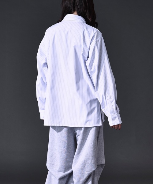 Ellno Loset（エルノロゼット）の「【UVカット＆イージーケア】Comfort regular shirt/コンフォートレギュラーシャツ（シャツ/ブラウス・メンズ・ホワイト系/ブルー系/ブラック系/オフホワイト・LARGE/MEDIUM/SMALL）」の22枚目の写真