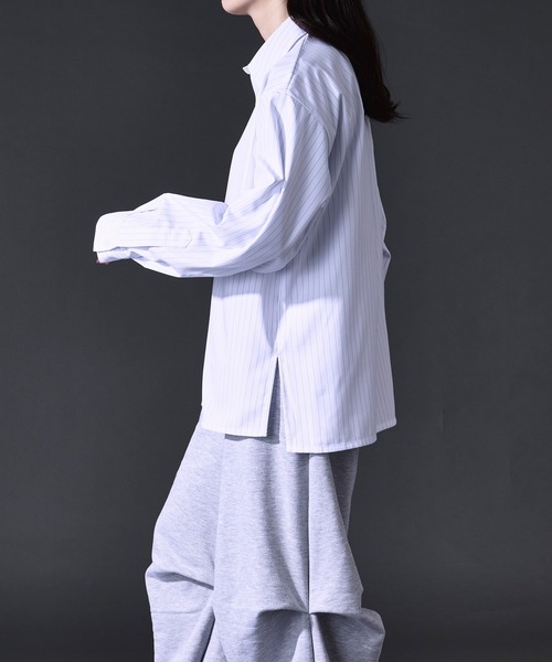 Ellno Loset（エルノロゼット）の「【UVカット＆イージーケア】Comfort regular shirt/コンフォートレギュラーシャツ（シャツ/ブラウス・メンズ・ホワイト系/ブルー系/ブラック系/オフホワイト・LARGE/MEDIUM/SMALL）」の21枚目の写真