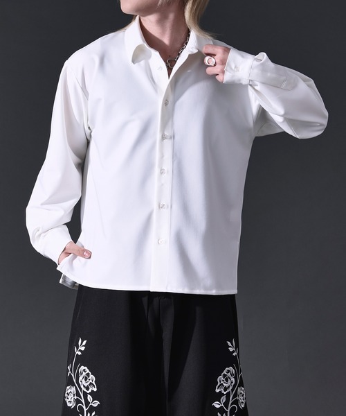 Ellno Loset（エルノロゼット）の「【UVカット＆イージーケア】Comfort regular shirt/コンフォートレギュラーシャツ（シャツ/ブラウス・メンズ・ホワイト系/ブルー系/ブラック系/オフホワイト・LARGE/MEDIUM/SMALL）」の14枚目の写真