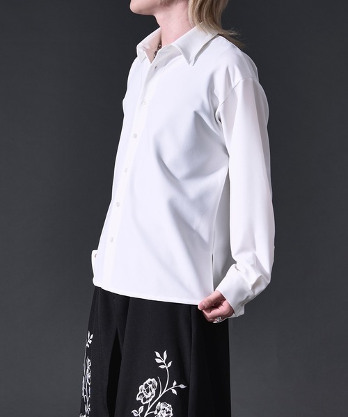 Ellno Loset（エルノロゼット）の「【UVカット＆イージーケア】Comfort regular shirt/コンフォートレギュラーシャツ（シャツ/ブラウス・メンズ・ホワイト系/ブルー系/ブラック系/オフホワイト・LARGE/MEDIUM/SMALL）」の13枚目の写真