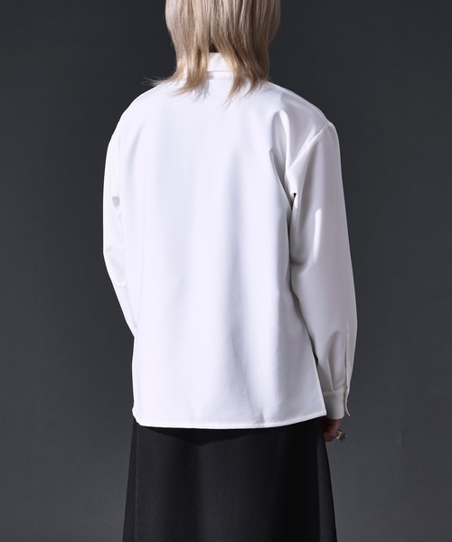 Ellno Loset（エルノロゼット）の「【UVカット＆イージーケア】Comfort regular shirt/コンフォートレギュラーシャツ（シャツ/ブラウス・メンズ・ホワイト系/ブルー系/ブラック系/オフホワイト・LARGE/MEDIUM/SMALL）」の12枚目の写真