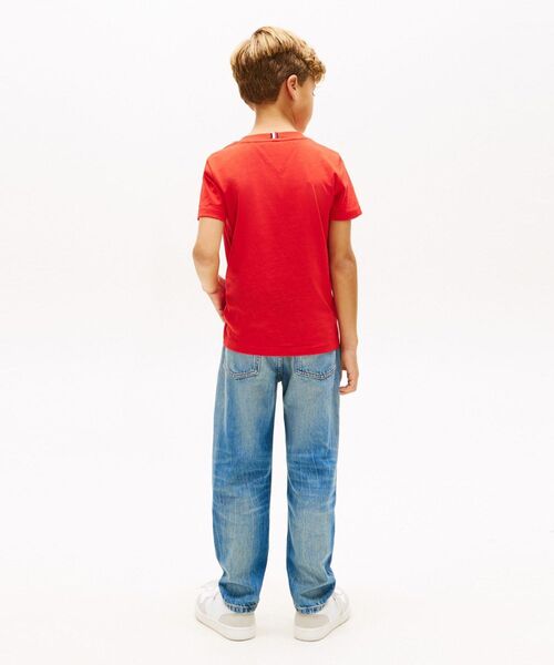 TOMMY HILFIGER(トミーヒルフィガー)の「BOYS モノグラムグラフィックTシャツ(Tシャツ/カットソー・キッズ・レッド/ホワイト/マルチ/ブルー・150cm/130cm/160cm/140cm/120cm)」の17枚目の写真