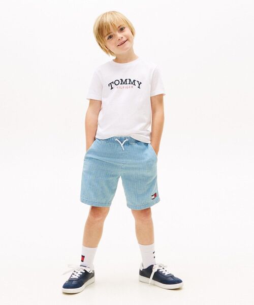 TOMMY HILFIGER(トミーヒルフィガー)の「BOYS モノグラムグラフィックTシャツ(Tシャツ/カットソー・キッズ・レッド/ホワイト/マルチ/ブルー・150cm/130cm/160cm/140cm/120cm)」の21枚目の写真