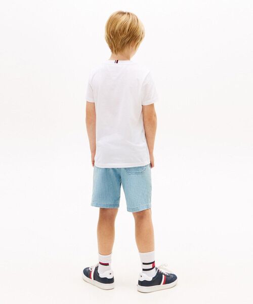 TOMMY HILFIGER(トミーヒルフィガー)の「BOYS モノグラムグラフィックTシャツ(Tシャツ/カットソー・キッズ・レッド/ホワイト/マルチ/ブルー・150cm/130cm/160cm/140cm/120cm)」の22枚目の写真