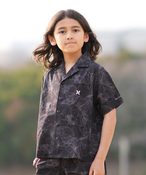 Hurley (ハーレー)の「Hurley/ハーレー キッズ 半袖 シャツ 水陸両用 BUSH261003(シャツ/ブラウス・キッズ・ホワイト/ブラック・160cm/150cm/140cm/130cm)」の2枚目の写真