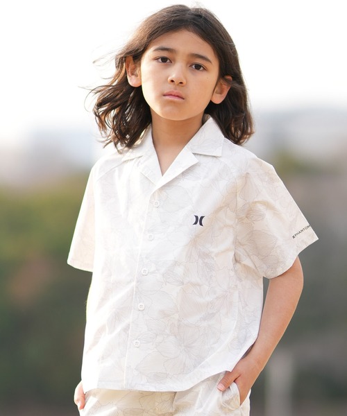 Hurley (ハーレー)の「Hurley/ハーレー キッズ 半袖 シャツ 水陸両用 BUSH261003(シャツ/ブラウス・キッズ・ホワイト/ブラック・160cm/150cm/140cm/130cm)」の4枚目の写真