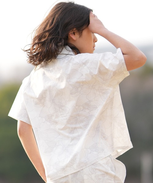 Hurley (ハーレー)の「Hurley/ハーレー キッズ 半袖 シャツ 水陸両用 BUSH261003(シャツ/ブラウス・キッズ・ホワイト/ブラック・160cm/150cm/140cm/130cm)」の5枚目の写真