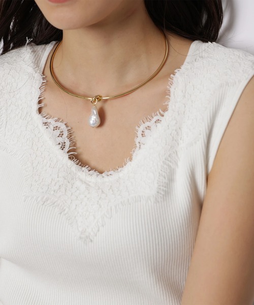 JUSGLITTY（ジャスグリッティー）の「シアーシャツ×レースニットＳＥＴ（ニット/セーター・レディース・チャコールグレー/ホワイト/ピンク/ミント・2）」の18枚目の写真