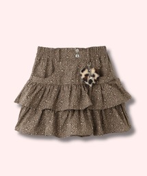 RICH MIX（リッチミックス）の「RICHMIX ティアードスカパン ふわふわハートチャーム付き（デニムスカート）」