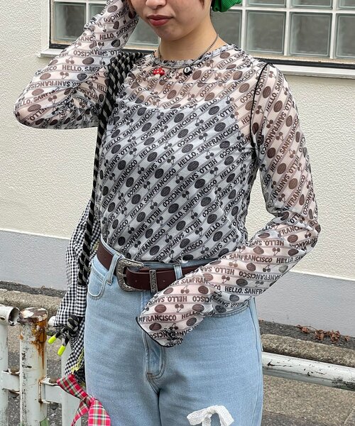 HELLO.SANFRANCISCO Cherry blossom print T‑shirt