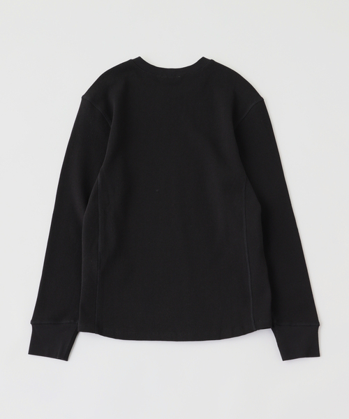 entire studios(エンタイアスタジオ)の「ENTIRE STUDIOS / エンタイアスタジオ THERMAL LONG SLEEVE(Tシャツ/カットソー・メンズ・ブラック・MEDIUM/SMALL/X-SMALL)」の2枚目の写真