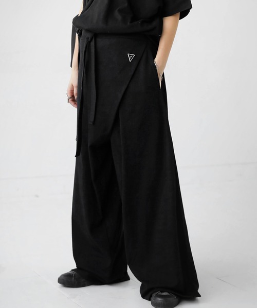 antiqua(アンティカ)の「REC PANTS レックロングパンツ(その他パンツ・レディース・ブラック・FREE)」の1枚目の写真