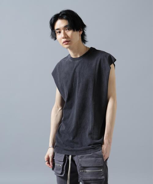 DANKE SCHON（ダンケシェーン）の「【WEB&DEPOT限定】DankeSchon/ダンケシェーン/CHEMICAL NOSLEEVES（Tシャツ/カットソー・メンズ・グレー/ブラック・L/S/M）」の19枚目の写真