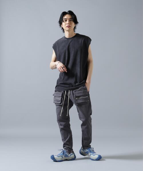 DANKE SCHON（ダンケシェーン）の「【WEB&DEPOT限定】DankeSchon/ダンケシェーン/CHEMICAL NOSLEEVES（Tシャツ/カットソー・メンズ・グレー/ブラック・L/S/M）」の18枚目の写真
