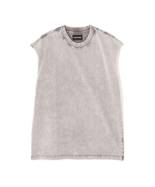 DANKE SCHON（ダンケシェーン）の「【WEB&DEPOT限定】DankeSchon/ダンケシェーン/CHEMICAL NOSLEEVES（Tシャツ/カットソー・メンズ・グレー/ブラック・L/S/M）」の5枚目の写真