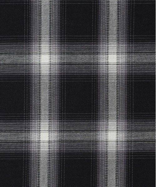 BACK NUMBER（バックナンバー）の「【BACK NUMBER】レイヤード風チェックシャツ (ビンテージ風 / ライトアウター / スウェットコンビ)（シャツ/ブラウス・メンズ・ブルー/ブラウン/ブラック・S/M/L/XL）」の21枚目の写真