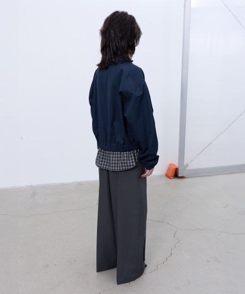 LCDC TM(エルシーディーシーティーエム)の「CHECK DETAIL BLOUSON JACKET (NAVY)(その他アウター・レディース・その他・OS)」の13枚目の写真