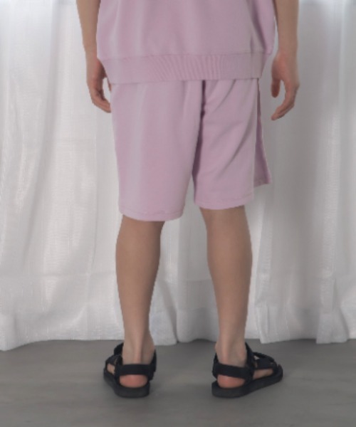 MAKE YOUR DAY（メイクユアデイ）の「セットアップできるビンテージウォッシュ5分丈パンツ■150.160cm（その他パンツ・キッズ・ラベンダー/グリーン・150/160）」の7枚目の写真