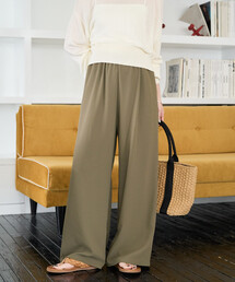 限定展開 ジョーゼット ワイド イージーパンツ