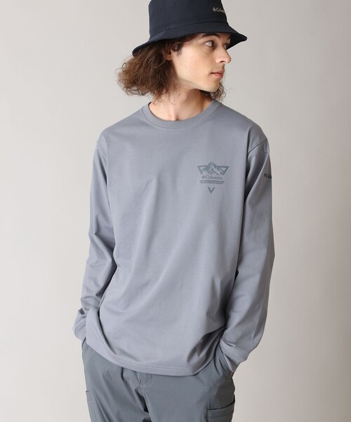Columbia(コロンビア)の「UVカット Columbia/アーバンハイクグラフィック ロングスリーブTシャツ/コロンビア(Tシャツ/カットソー・メンズ・ブラック/パープル/ホワイト/ホワイト系その他/グリーン/ホワイト系その他2/ブラック系その他/ブルー/グリーン系その他2/グリーン系その他/ブラック系その他2/ホワイト系その他3/ネイビー/ホワイト系その他4・L/XL/M/S)」の14枚目の写真
