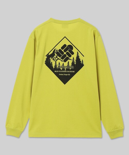 Columbia(コロンビア)の「UVカット Columbia/アーバンハイクグラフィック ロングスリーブTシャツ/コロンビア(Tシャツ/カットソー・メンズ・ブラック/パープル/ホワイト/ホワイト系その他/グリーン/ホワイト系その他2/ブラック系その他/ブルー/グリーン系その他2/グリーン系その他/ブラック系その他2/ホワイト系その他3/ネイビー/ホワイト系その他4・L/XL/M/S)」の11枚目の写真