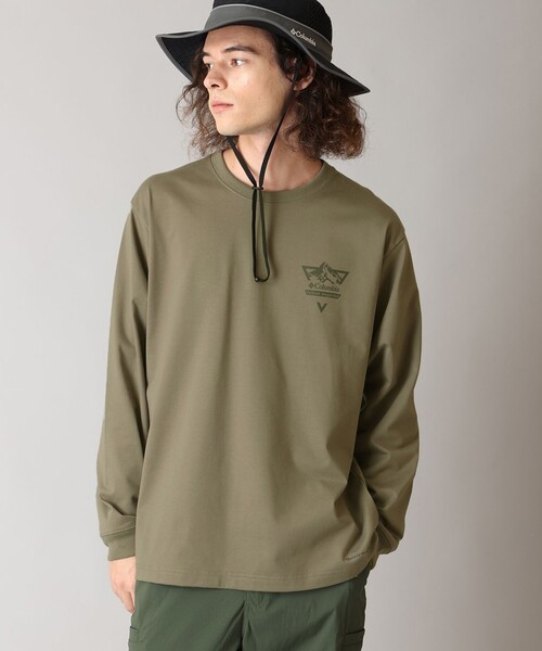 Columbia(コロンビア)の「UVカット Columbia/アーバンハイクグラフィック ロングスリーブTシャツ/コロンビア(Tシャツ/カットソー・メンズ・ブラック/パープル/ホワイト/ホワイト系その他/グリーン/ホワイト系その他2/ブラック系その他/ブルー/グリーン系その他2/グリーン系その他/ブラック系その他2/ホワイト系その他3/ネイビー/ホワイト系その他4・L/XL/M/S)」の10枚目の写真