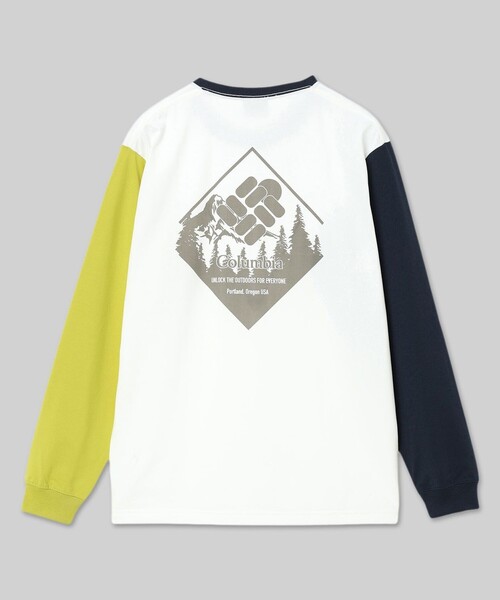 Columbia(コロンビア)の「UVカット Columbia/アーバンハイクグラフィック ロングスリーブTシャツ/コロンビア(Tシャツ/カットソー・メンズ・ブラック/パープル/ホワイト/ホワイト系その他/グリーン/ホワイト系その他2/ブラック系その他/ブルー/グリーン系その他2/グリーン系その他/ブラック系その他2/ホワイト系その他3/ネイビー/ホワイト系その他4・L/XL/M/S)」の5枚目の写真