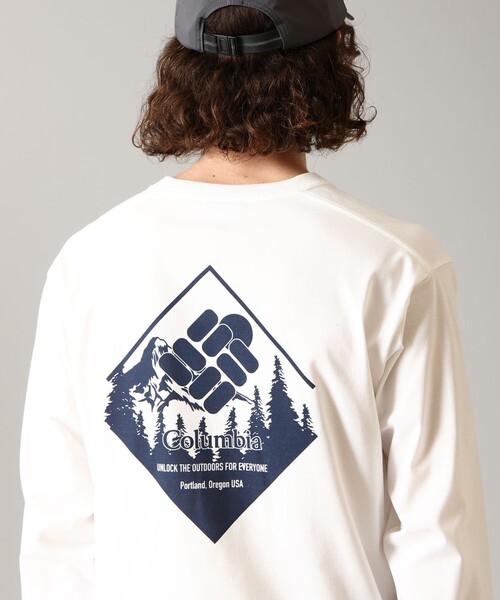 Columbia(コロンビア)の「UVカット Columbia/アーバンハイクグラフィック ロングスリーブTシャツ/コロンビア(Tシャツ/カットソー・メンズ・ブラック/パープル/ホワイト/ホワイト系その他/グリーン/ホワイト系その他2/ブラック系その他/ブルー/グリーン系その他2/グリーン系その他/ブラック系その他2/ホワイト系その他3/ネイビー/ホワイト系その他4・L/XL/M/S)」の21枚目の写真