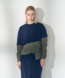 Nove sweat denim CS  ノーヴェスウェットデニムカットソー