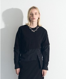 Nove sweat denim CS  ノーヴェスウェットデニムカットソー