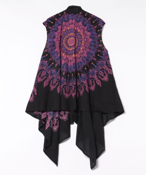 チャイハネ（チャイハネ）の「【チャイハネ】レレリアベスト型変形MEN'Sカーディガン（カーディガン/ボレロ・メンズ・ブルー/ブラック/ホワイト・FREE）」の8枚目の写真